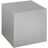 Modern Cast Cube Stainless Steel Table - Dining Side Table - Bedside Table - BUILDMYPLACE