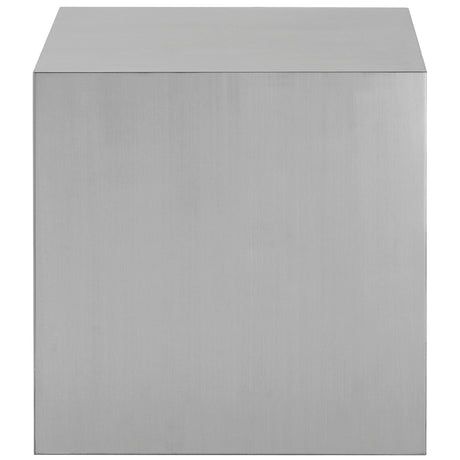 Modern Cast Cube Stainless Steel Table - Dining Side Table - Bedside Table - BUILDMYPLACE