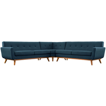 Mid - Century Modern Engage L - Shaped Sectional Sofa - Sectional Sleeper Sofa