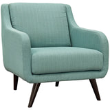 Modern Verve Upholstered Leisure Club Chairs w/ Wood Legs -  Accent Chair for Hallway room - BUILDMYPLACE