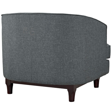 Modern Coast Fabric Upholstered 1 - Set Armchair - Comfortable Upholstered Accent Chair - BUILDMYPLACE