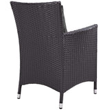 Convene Outdoor Patio Dining Armchair Set of 2 - BUILDMYPLACE