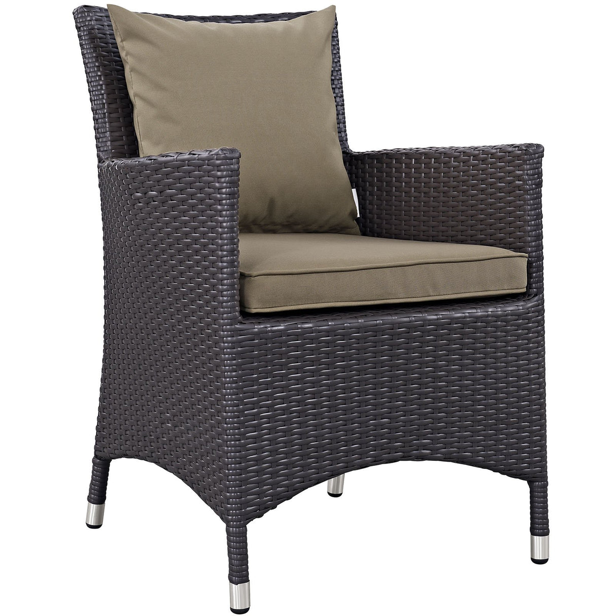 Convene Outdoor Patio Dining Armchair Set of 2 - BUILDMYPLACE