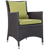 Convene Outdoor Patio Dining Armchair Set of 2 - BUILDMYPLACE