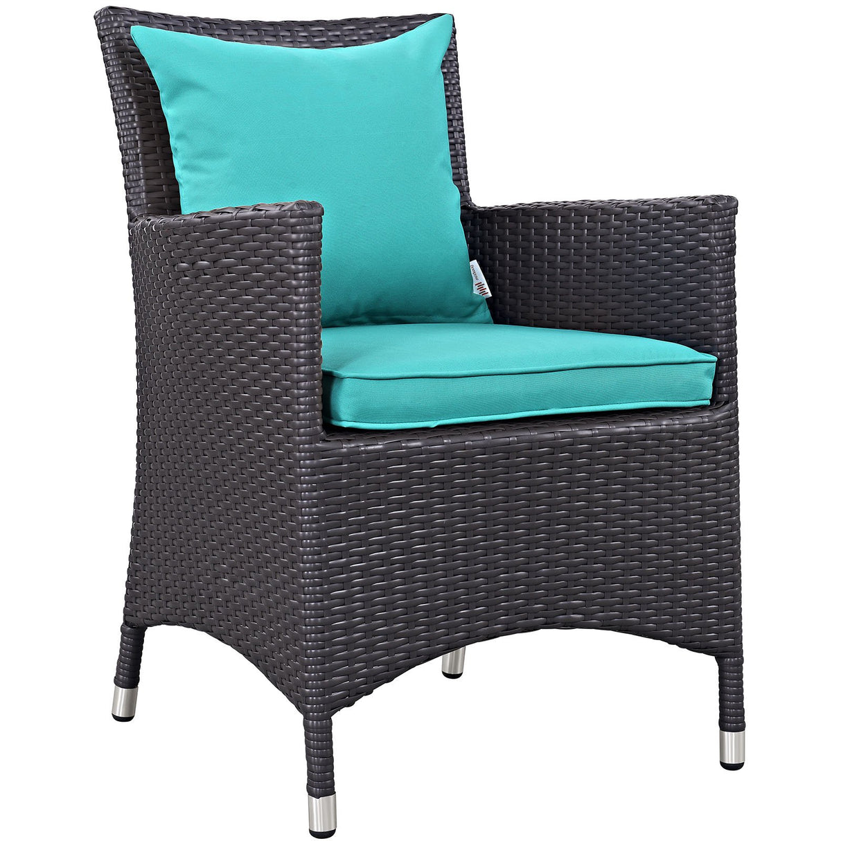 Convene Outdoor Patio Dining Armchair Set of 2 - BUILDMYPLACE