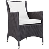 Convene Outdoor Patio Dining Armchair Set of 2 - BUILDMYPLACE