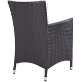 Convene Outdoor Patio Dining Armchair Set of 2 - BUILDMYPLACE