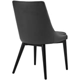 Viscount Accent Performance Velvet Dining Side Chair - Formal Dining Room Chair - BUILDMYPLACE