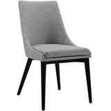 Viscount Accent Performance Velvet Dining Side Chair - Formal Dining Room Chair - BUILDMYPLACE