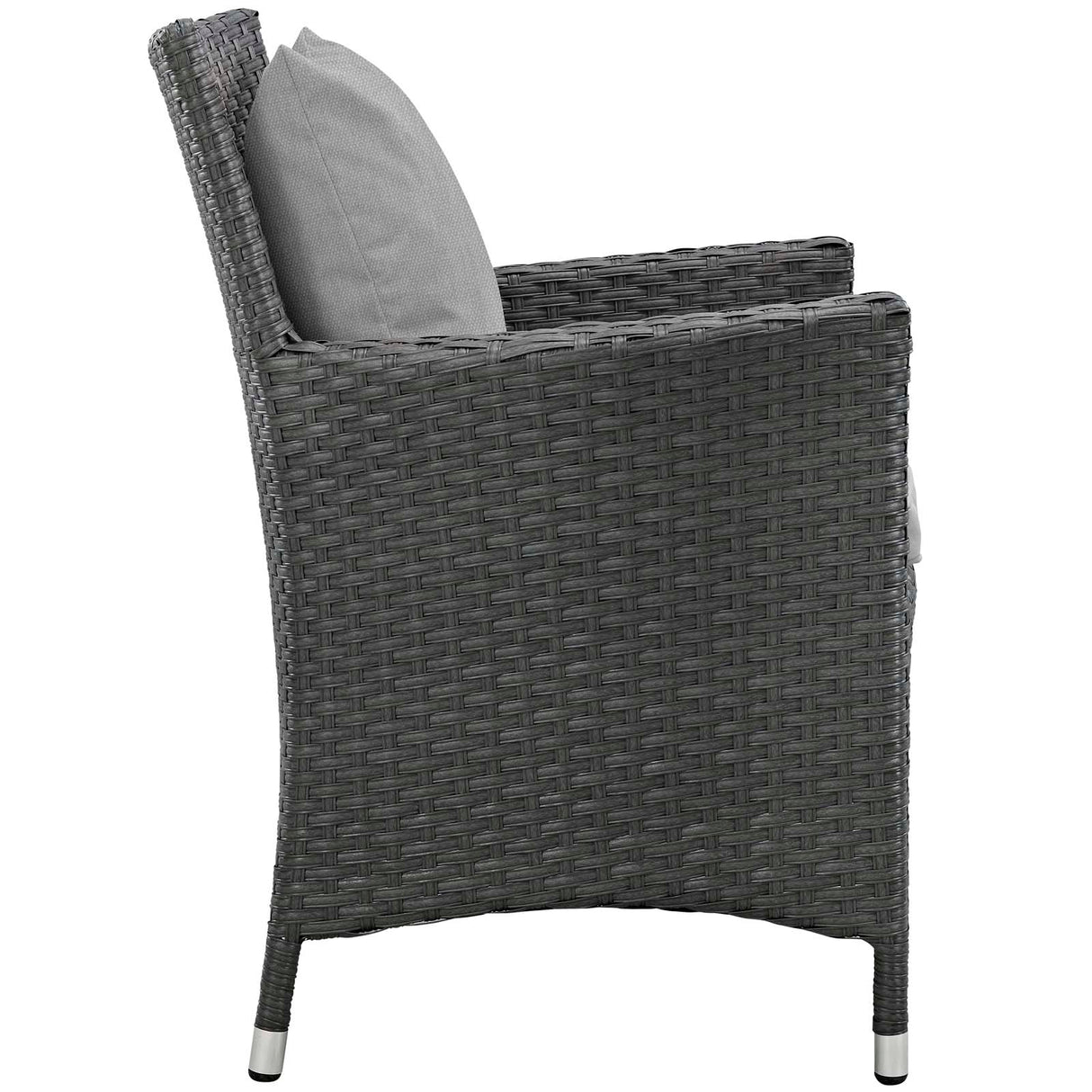 Sojourn 2 Piece Outdoor Patio Sunbrella Dining Set - BUILDMYPLACE