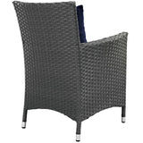 Sojourn 2 Piece Outdoor Patio Sunbrella Dining Set - BUILDMYPLACE