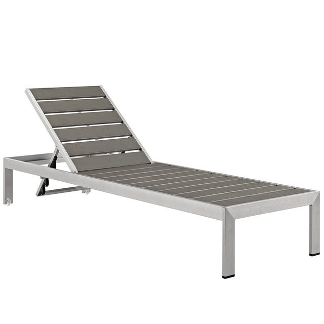 Shore Chaise Outdoor Patio Aluminum - BUILDMYPLACE