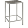 Shore Outdoor Patio Aluminum Bar Table - BUILDMYPLACE
