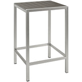 Shore Outdoor Patio Aluminum Bar Table - BUILDMYPLACE