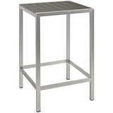 Shore Outdoor Patio Aluminum Bar Table - BUILDMYPLACE