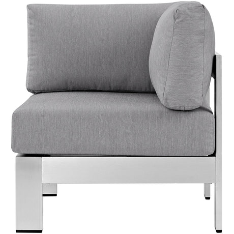 Shore Outdoor Patio Aluminum Corner Sofa - BUILDMYPLACE
