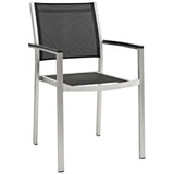 Shore Outdoor Patio Aluminum Dining Chair - BUILDMYPLACE