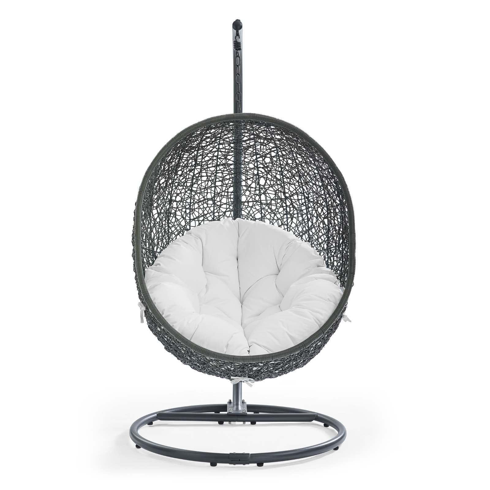 Modway hide outdoor patio swing online chair