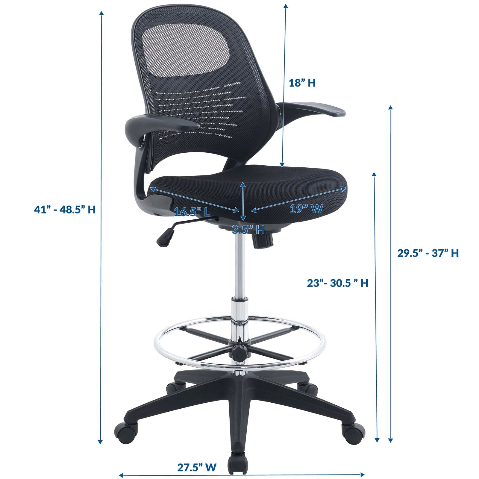 Office Furniture: Modern Drafting Chair for Professionals