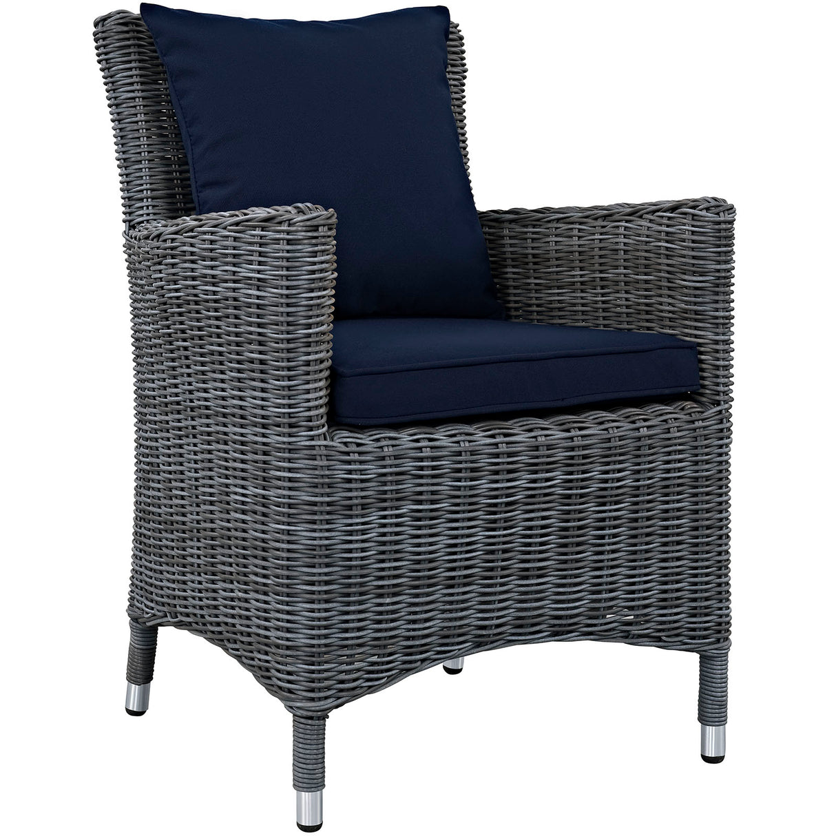 Summon 2 Piece Outdoor Patio Sunbrella Dining Set - BUILDMYPLACE