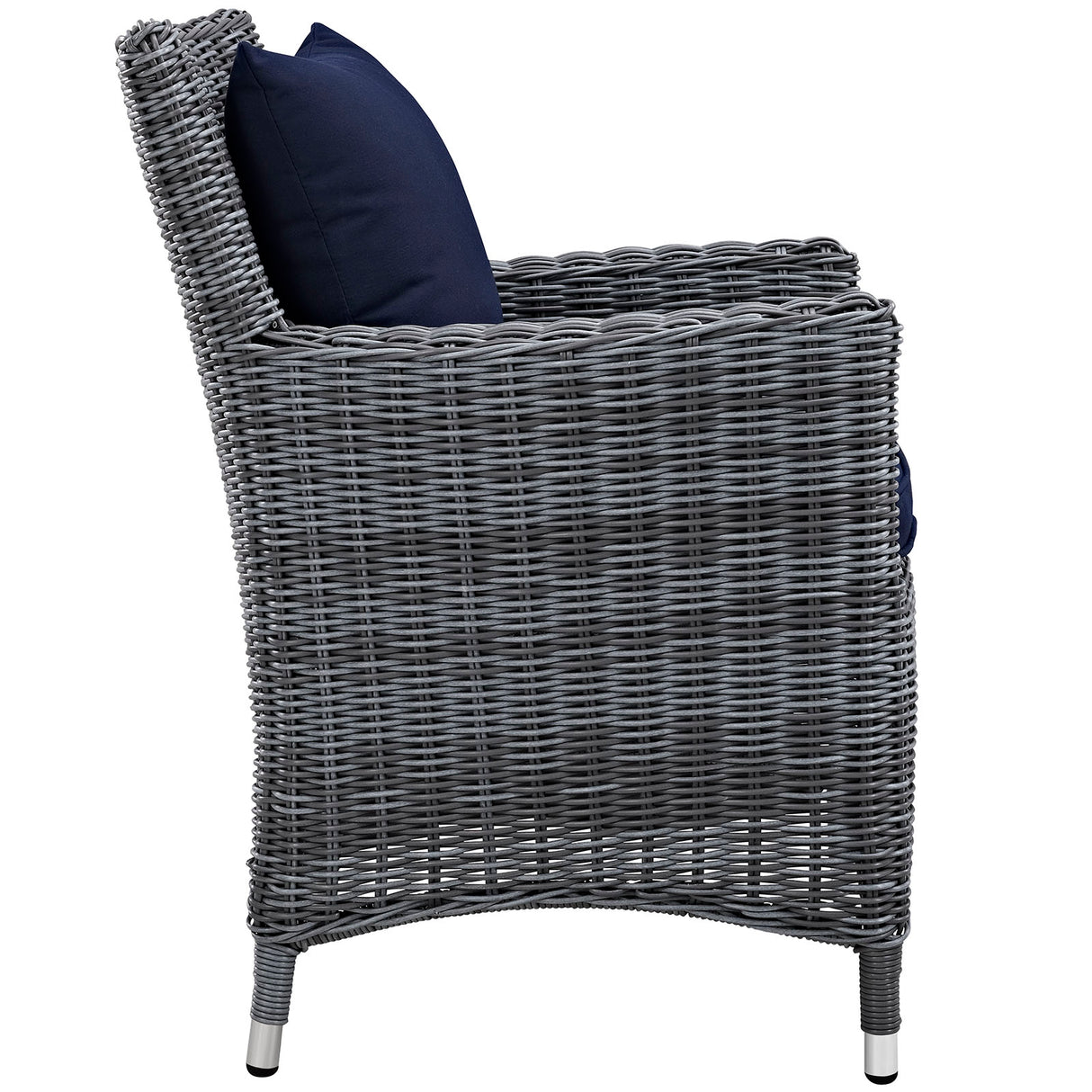 Summon 2 Piece Outdoor Patio Sunbrella Dining Set - BUILDMYPLACE
