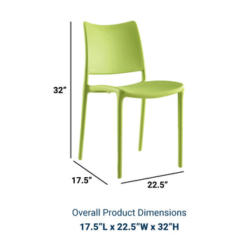 Hipster Kitchen And Dining Side Chair - Plastic Kitchen And Dining Set