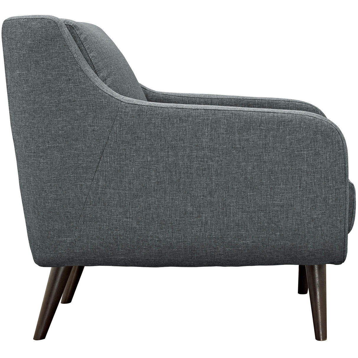 Modern Verve Upholstered Leisure Club Chairs w/ Wood Legs -  Accent Chair for Hallway room - BUILDMYPLACE