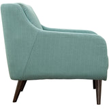 Modern Verve Upholstered Leisure Club Chairs w/ Wood Legs -  Accent Chair for Hallway room - BUILDMYPLACE