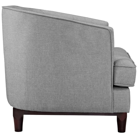 Modern Coast Fabric Upholstered 1 - Set Armchair - Comfortable Upholstered Accent Chair - BUILDMYPLACE