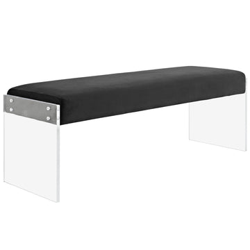 Modern Upholstered Performance Roam Velvet Corner Bench - Dining Benches