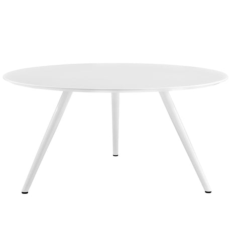 Lippa 60" Round Wood Top Dining Table with Tripod Base - BUILDMYPLACE
