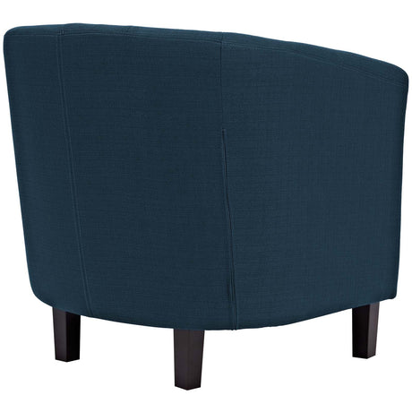 Modern Accent Armchair In Fabric - Prospect Upholstered Wood Frame Legs Chair - 1-Set - BUILDMYPLACE