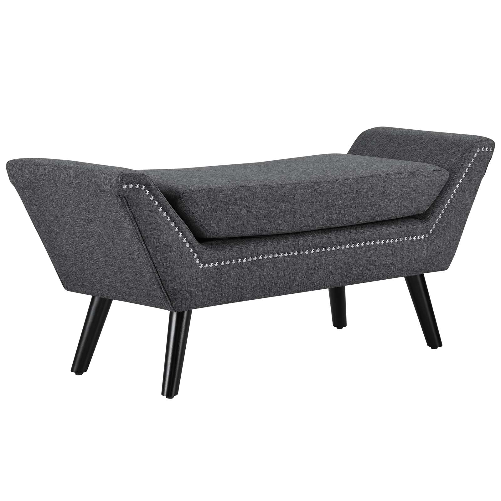 Modern Upholstered Gambol Fabric Bench - Bench Behind Sofa Living Room