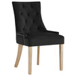 Modern Pose Dining Chair Performance Velvet - Farmhouse Breakfast Chair - BUILDMYPLACE