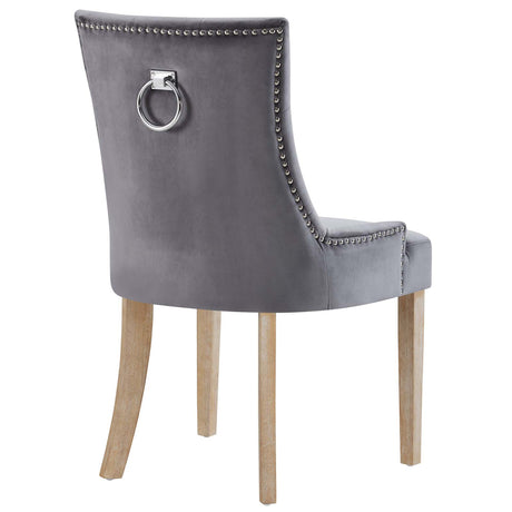 Modern Pose Dining Chair Performance Velvet - Farmhouse Breakfast Chair - BUILDMYPLACE