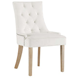 Modern Pose Dining Chair Performance Velvet - Farmhouse Breakfast Chair - BUILDMYPLACE