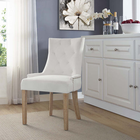 Modern Pose Dining Chair Performance Velvet - Farmhouse Breakfast Chair - BUILDMYPLACE