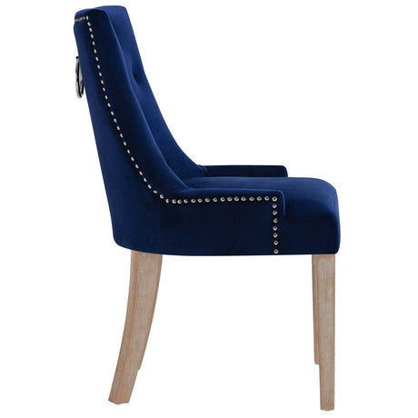 Modern Pose Dining Chair Performance Velvet - Farmhouse Breakfast Chair - BUILDMYPLACE
