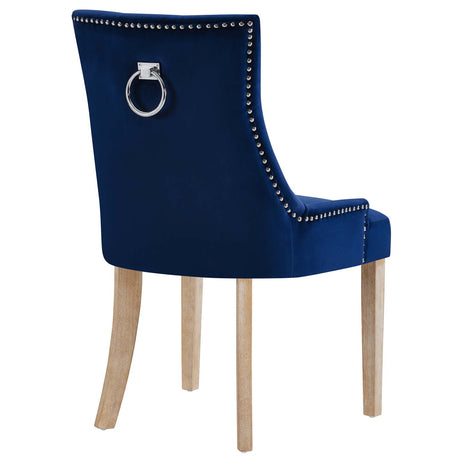 Modern Pose Dining Chair Performance Velvet - Farmhouse Breakfast Chair - BUILDMYPLACE