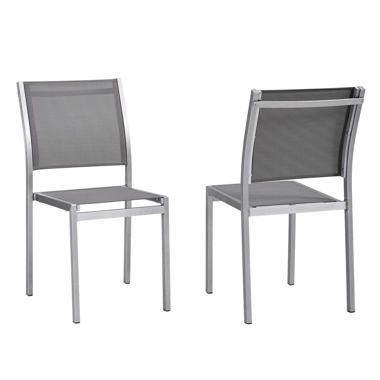 Shore Outdoor Patio Aluminum Side Chair - BUILDMYPLACE
