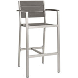 Shore 7 Piece Outdoor Patio Aluminum Dining Set - BUILDMYPLACE