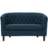 Prospect Channel Tufted Performance Loveseat - BUILDMYPLACE