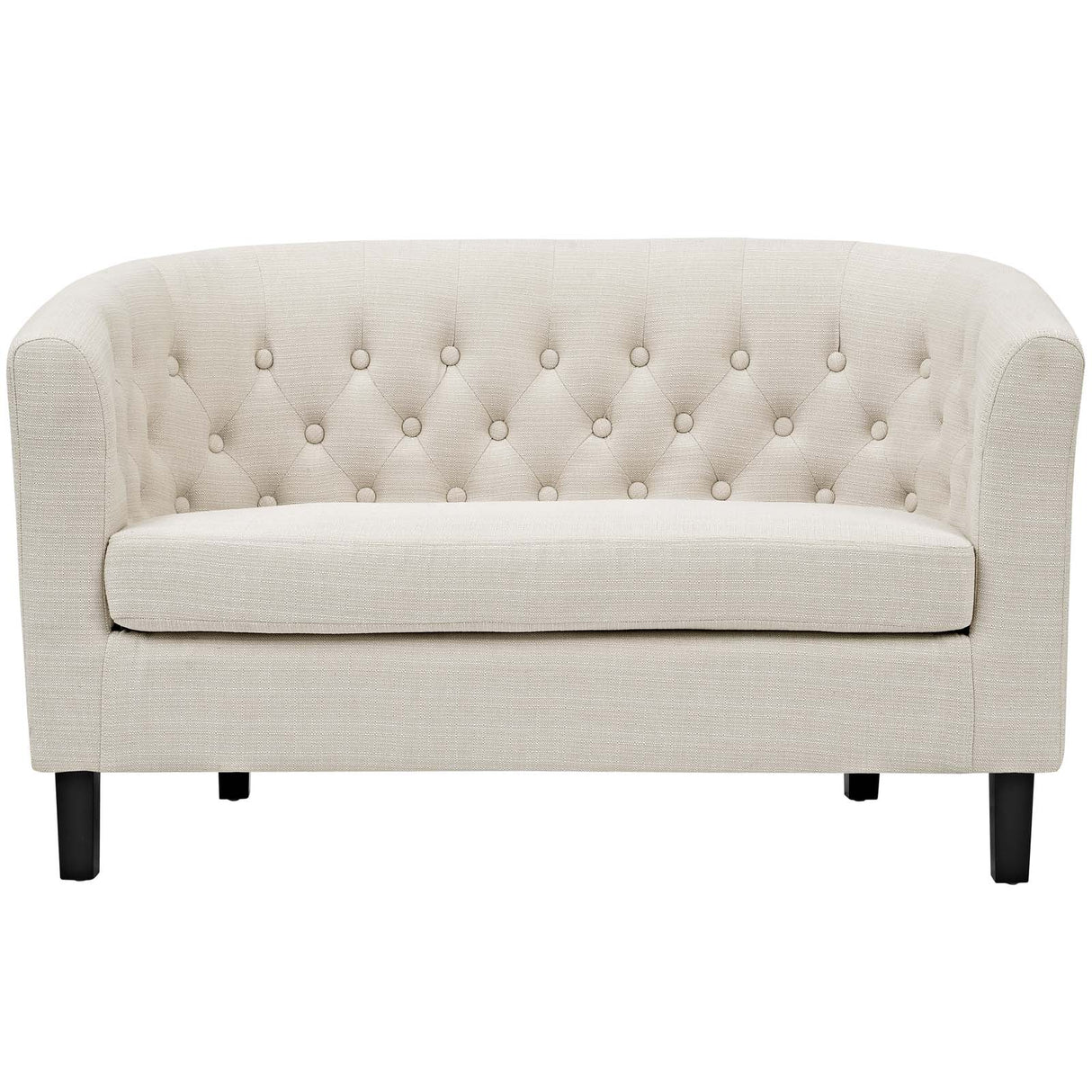 Prospect Channel Tufted Performance Loveseat - BUILDMYPLACE