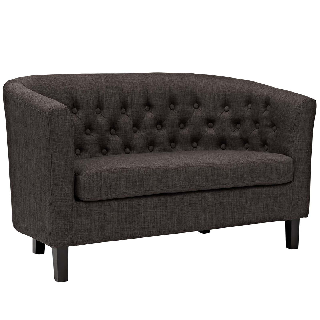 Prospect Channel Tufted Performance Loveseat - BUILDMYPLACE