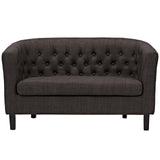 Prospect Channel Tufted Performance Loveseat - BUILDMYPLACE