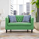 Prospect Channel Tufted Performance Loveseat - BUILDMYPLACE