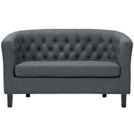 Prospect Channel Tufted Performance Loveseat - BUILDMYPLACE