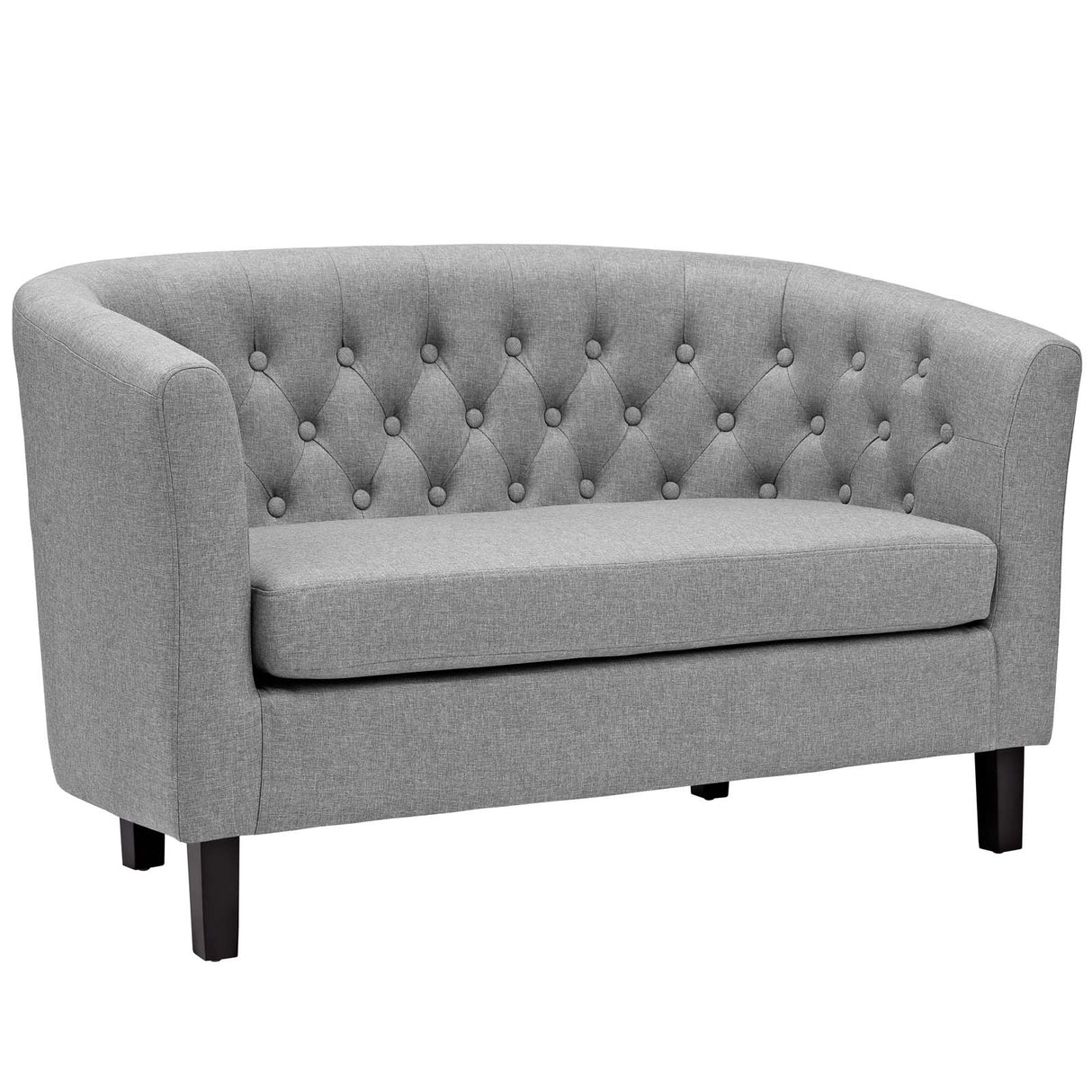 Prospect Channel Tufted Performance Loveseat - BUILDMYPLACE