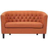 Prospect Channel Tufted Performance Loveseat - BUILDMYPLACE