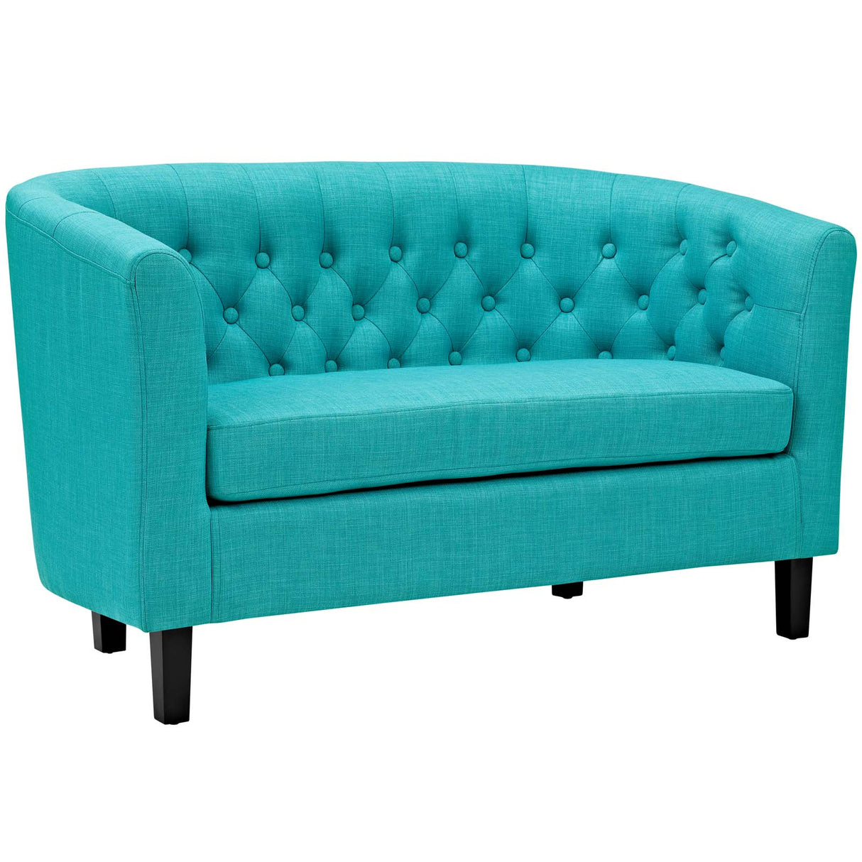 Prospect Channel Tufted Performance Loveseat - BUILDMYPLACE